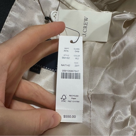 J crew antique linen Ludlow dinner jacket in Italian wool - Picture 5 of 5